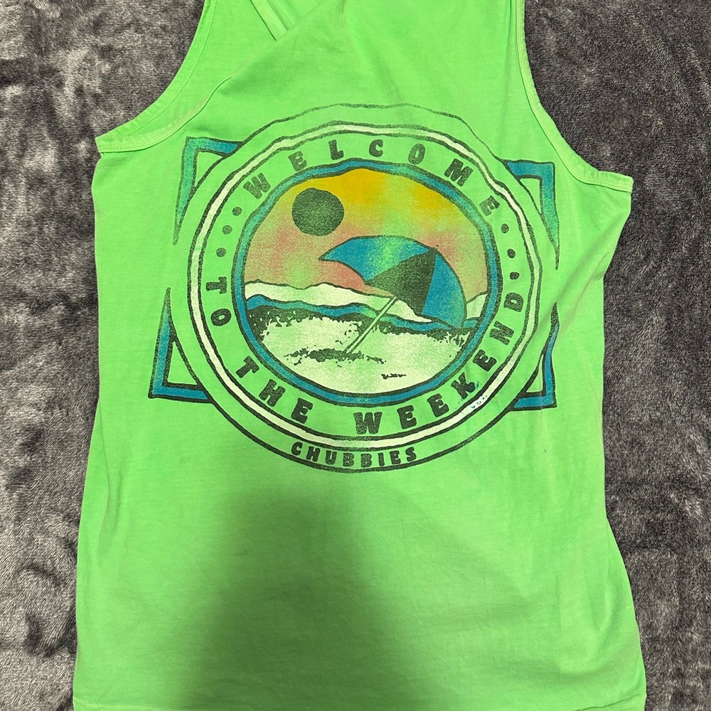 Chubbies Tank Top Green
